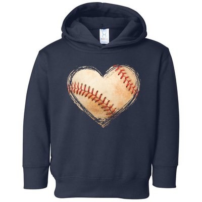 Vintage Baseball Lover Toddler Hoodie