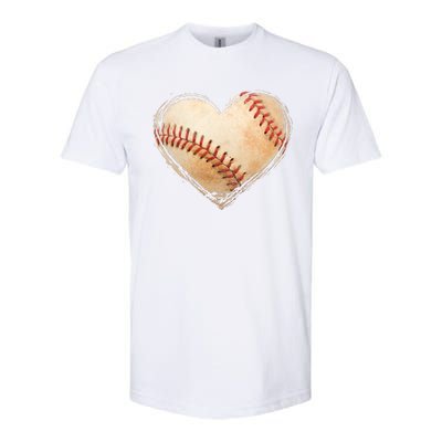 Vintage Baseball Lover Softstyle CVC T-Shirt