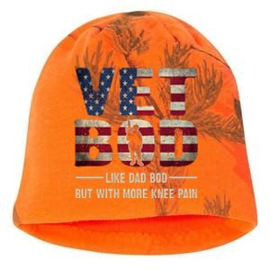 Vet Bod Like A Dad Bod But With More Knee Pain Veteran Kati - Camo Knit Beanie