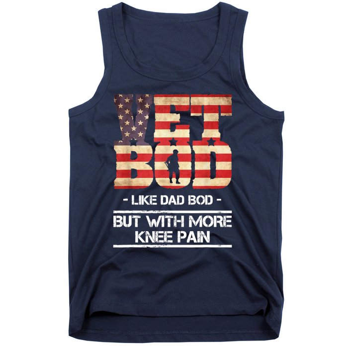 Vet Bod Like Dad Bod But With More Knee Pain Tank Top