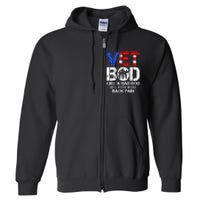 Vet Bod Like Dad Bod But With More Back Pain Veterans Day Full Zip Hoodie