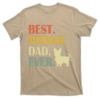 Vintage Best Morkie Dog Dad Ever Fathers Day Gifts T-Shirt