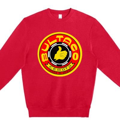 Vintage Bultaco Motorcycle Premium Crewneck Sweatshirt