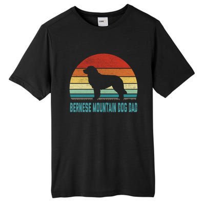 Vintage Bernese Mountain Dog Dad Gift Dog Lover Gift Tall Fusion ChromaSoft Performance T-Shirt