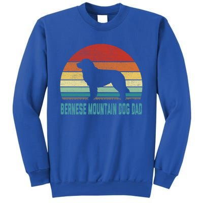 Vintage Bernese Mountain Dog Dad Gift Dog Lover Gift Sweatshirt