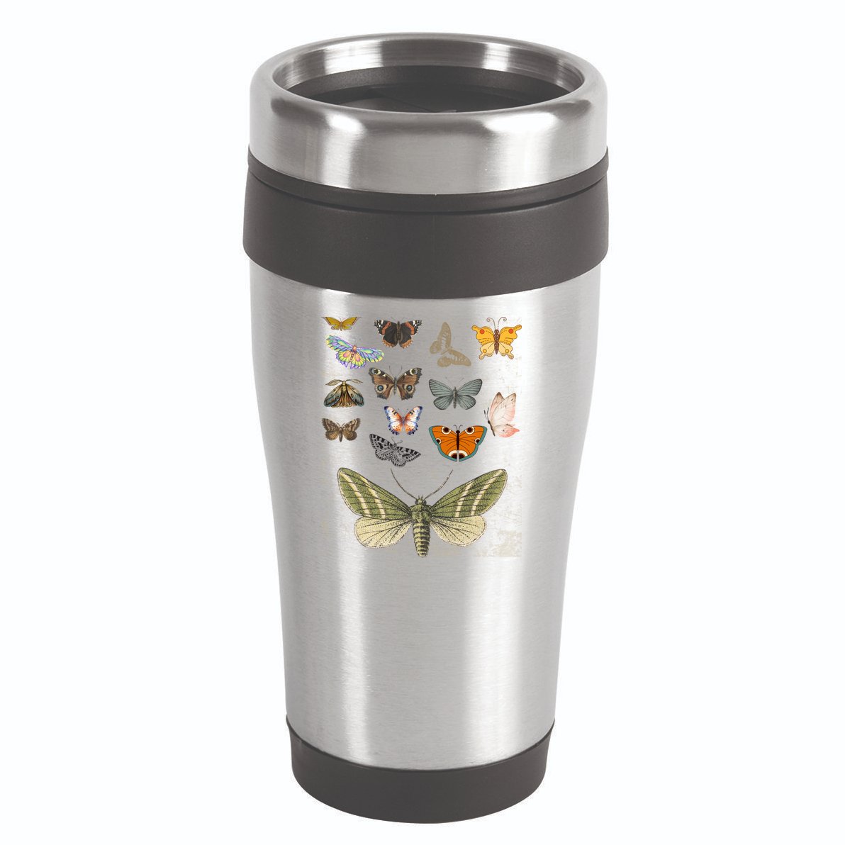 Vintage Butterfly Moth Aesthetic 16oz Travel Tumbler
