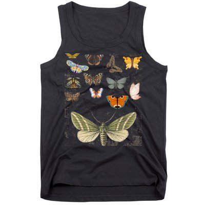 Vintage Butterfly Moth Aesthetic Tank Top