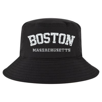 Vintage Boston Massachusetts Est 1630 Souvenir Gift Cool Comfort Performance Bucket Hat