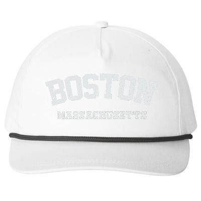 Vintage Boston Massachusetts Est 1630 Souvenir Gift Snapback Five-Panel Rope Hat