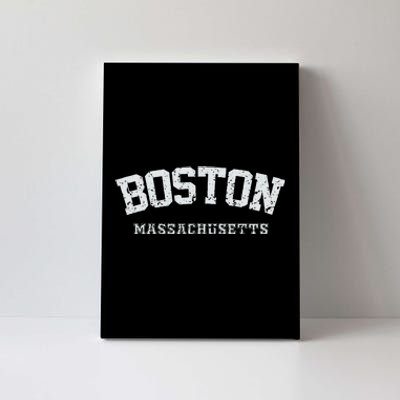 Vintage Boston Massachusetts Est 1630 Souvenir Gift Canvas