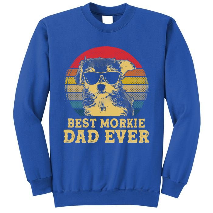 Vintage Best Morkie Dad Ever Dog Lovers Great Gift Sweatshirt