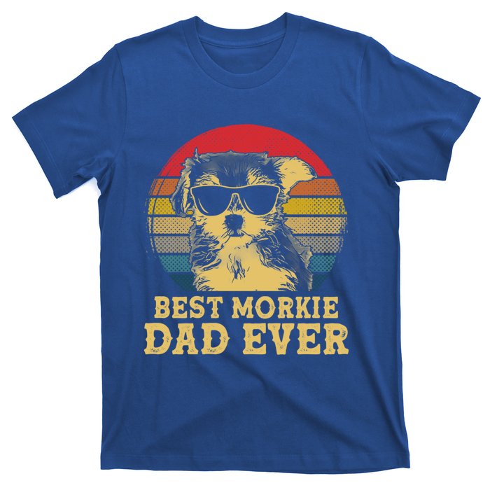 Vintage Best Morkie Dad Ever Dog Lovers Great Gift T-Shirt