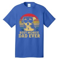 Vintage Best Morkie Dad Ever Dog Lovers Great Gift Tall T-Shirt