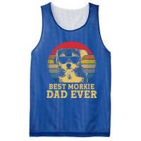 Vintage Best Morkie Dad Ever Dog Lovers Great Gift Mesh Reversible Basketball Jersey Tank