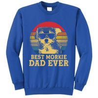 Vintage Best Morkie Dad Ever Dog Lovers Great Gift Tall Sweatshirt