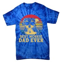 Vintage Best Morkie Dad Ever Dog Lovers Great Gift Tie-Dye T-Shirt