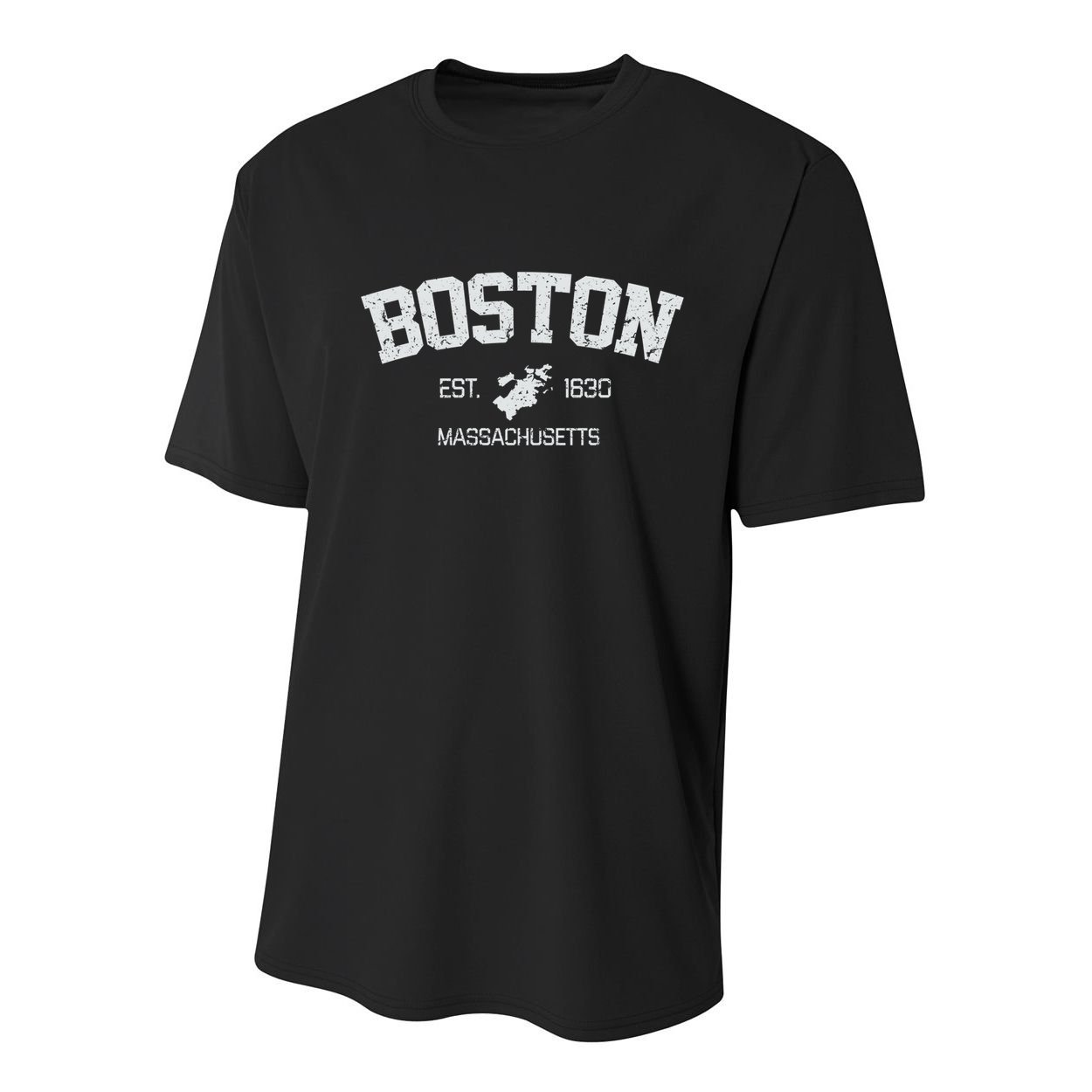 Vintage Boston Massachusetts Est 1630 Souvenir Gift Youth Performance Sprint T-Shirt