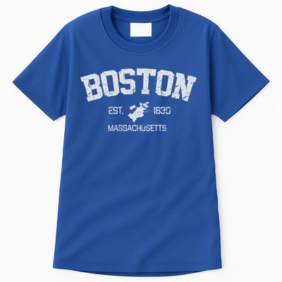 Vintage Boston Massachusetts Est 1630 Souvenir Gift Tall T-Shirt