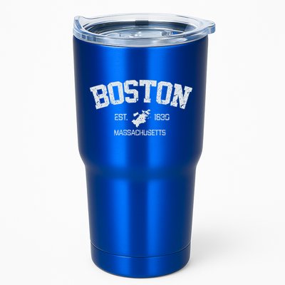 Vintage Boston Massachusetts Est 1630 Souvenir Gift Tumbler