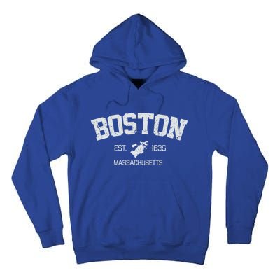 Vintage Boston Massachusetts Est 1630 Souvenir Gift Tall Hoodie