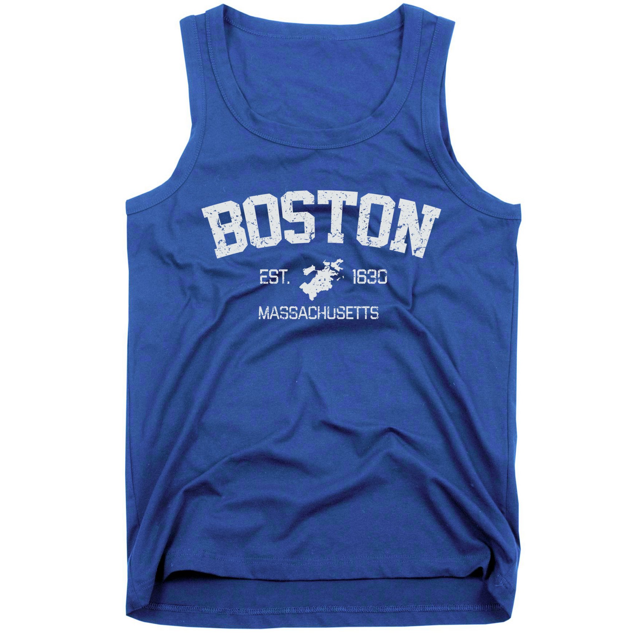 Vintage Boston Massachusetts Est 1630 Souvenir Gift Tank Top