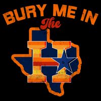 Vintage Bury Me In The H Houston Baseball Backpack