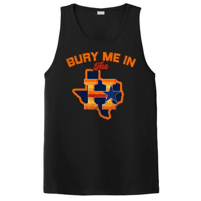 Vintage Bury Me In The H Houston Baseball PosiCharge Competitor Tank