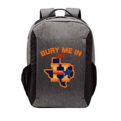 Vintage Bury Me In The H Houston Baseball Vector Backpack