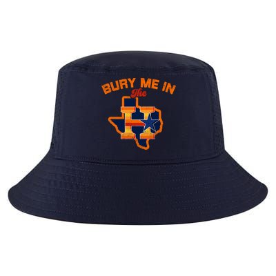 Vintage Bury Me In The H Houston Baseball Cool Comfort Performance Bucket Hat