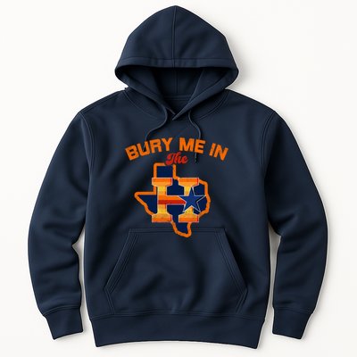 Vintage Bury Me In The H Houston Baseball Hoodie