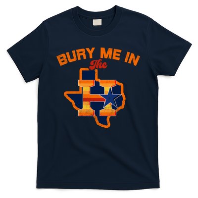 Vintage Bury Me In The H Houston Baseball T-Shirt