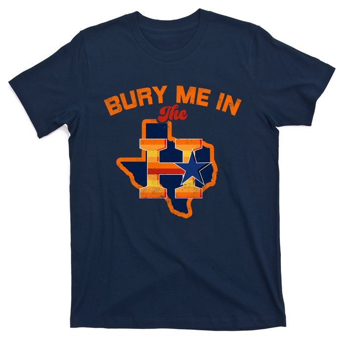 Vintage Bury Me In The H Houston Baseball T-Shirt