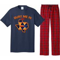 Vintage Bury Me In The H Houston Baseball Pajama Set