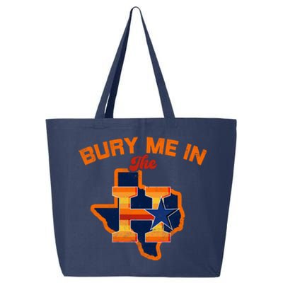 Vintage Bury Me In The H Houston Baseball 25L Jumbo Tote