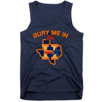 Vintage Bury Me In The H Houston Baseball Tank Top