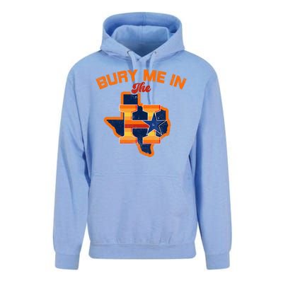 Vintage Bury Me In The H Houston Baseball Unisex Surf Hoodie