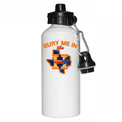 Vintage Bury Me In The H Houston Baseball Aluminum Water Bottle