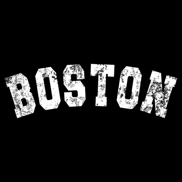 Vintage Boston Massachusetts Retro Distressed Apparel Polo