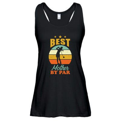 Vintage Best Mother By Par Mom Golf Gift For Mother's Day Ladies Essential Flowy Tank