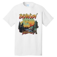 Vintage Branson Missouri Nature Mountain Hiking Souvenir Tall T-Shirt