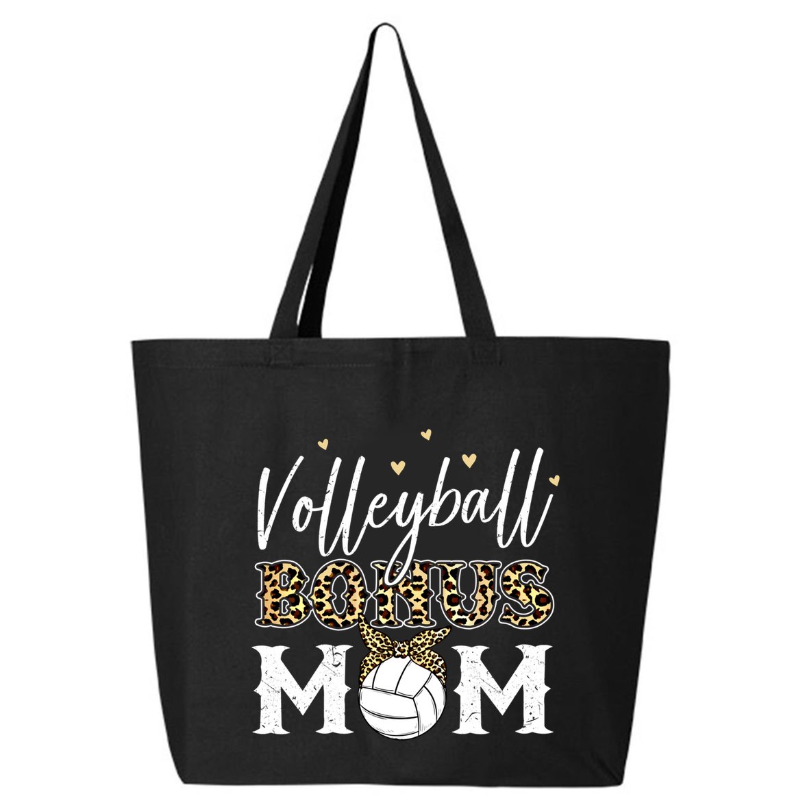 Volleyball Bonus Mom Step Mom Volleyball Mom Gift 25L Jumbo Tote