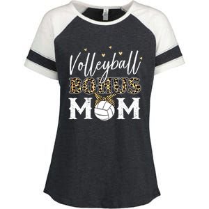 Volleyball Bonus Mom Step Mom Volleyball Mom Gift Enza Ladies Jersey Colorblock Tee