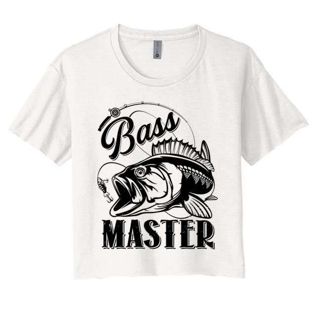 Vintage Bass Master Fishing Pro Crop Top