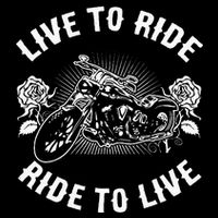 Vintage Biker Motorcycle Motocross Design Womens T-Shirt