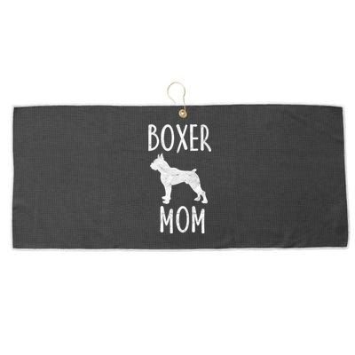 Vintage Boxer Mom Gift Dog Owner Boxer Mother Large Microfiber Waffle Golf Towel