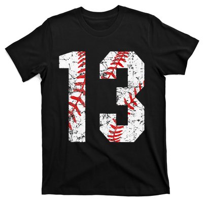 Vintage Baseball Mom 13 Jersey Baseball Favorite Player T-Shirt