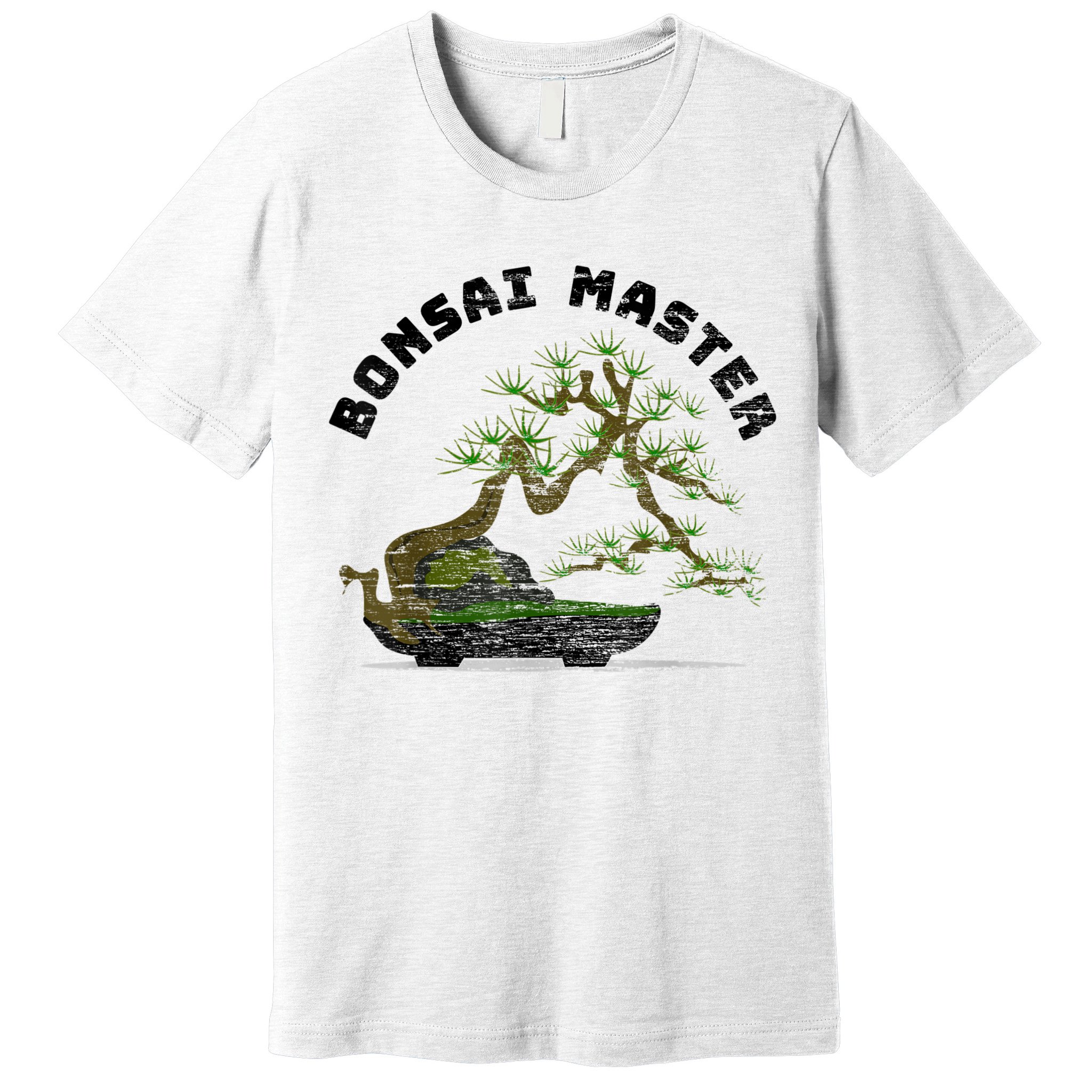 Vintage Bonsai Master Bonsai Tree Premium T-Shirt