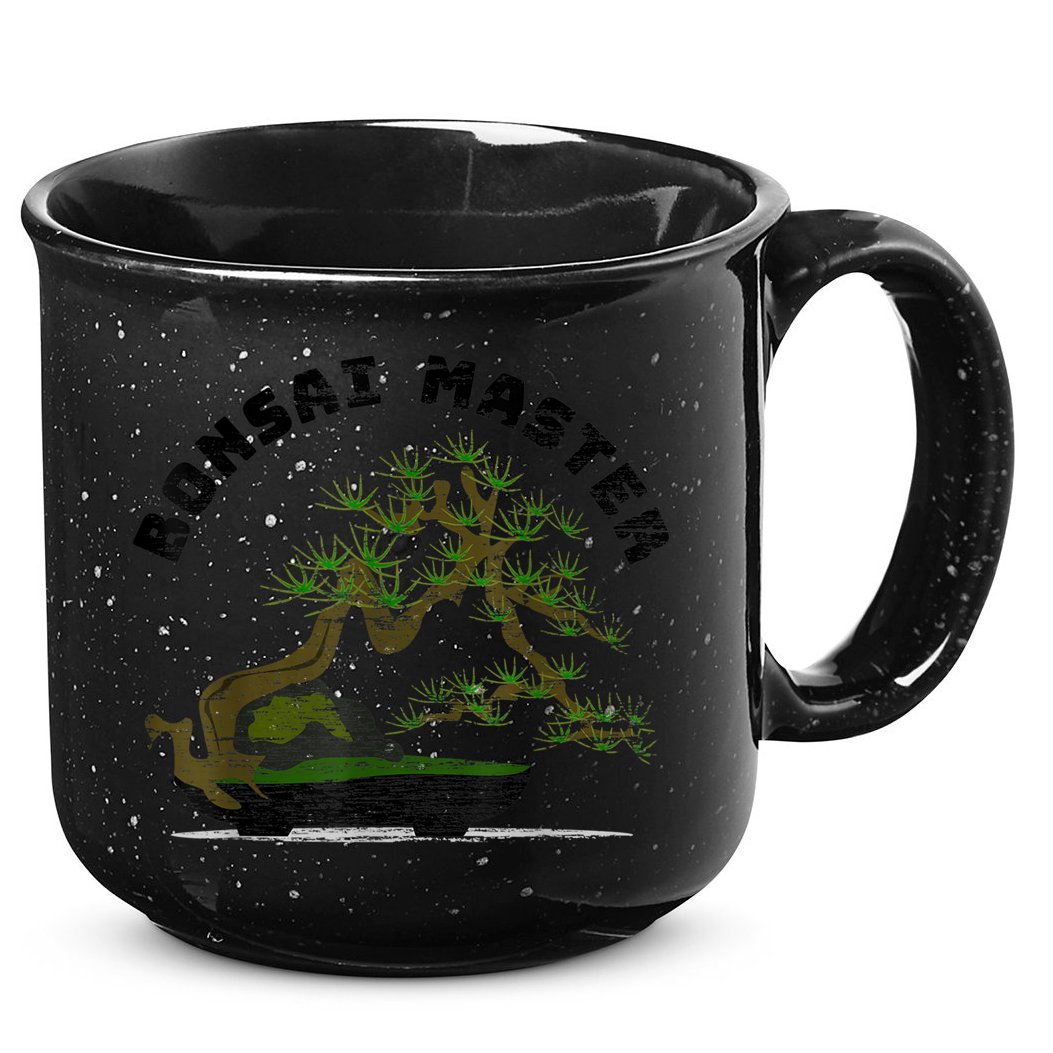 Vintage Bonsai Master Bonsai Tree 15oz Campfire Ceramic Mug
