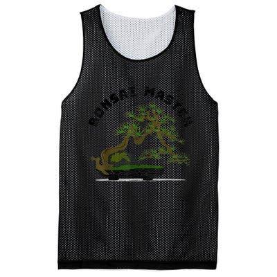 Vintage Bonsai Master Bonsai Tree Mesh Reversible Basketball Jersey Tank