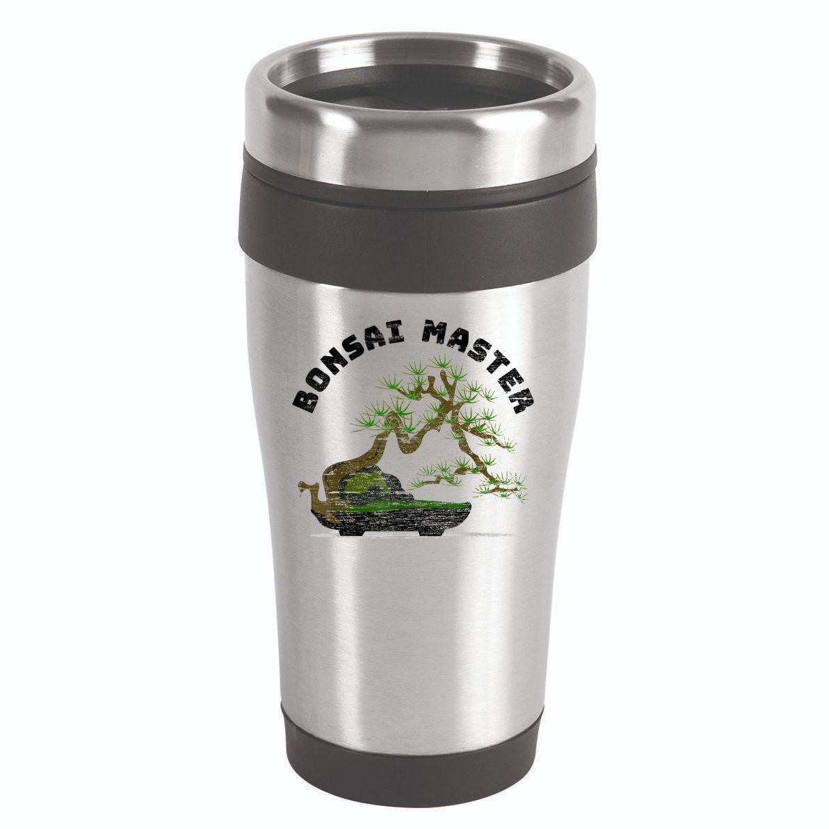 Vintage Bonsai Master Bonsai Tree 16oz Travel Tumbler